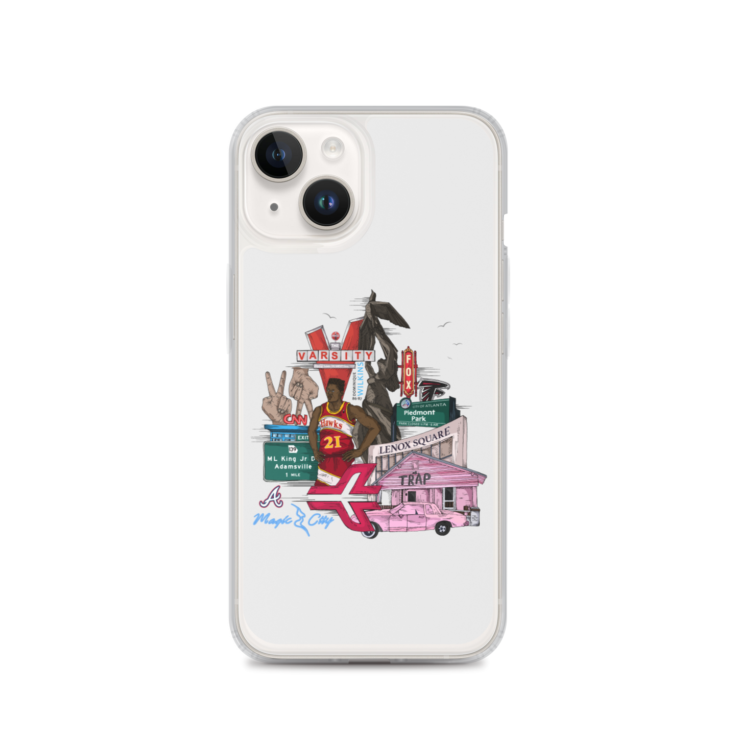 ATL graphic iPhone Case