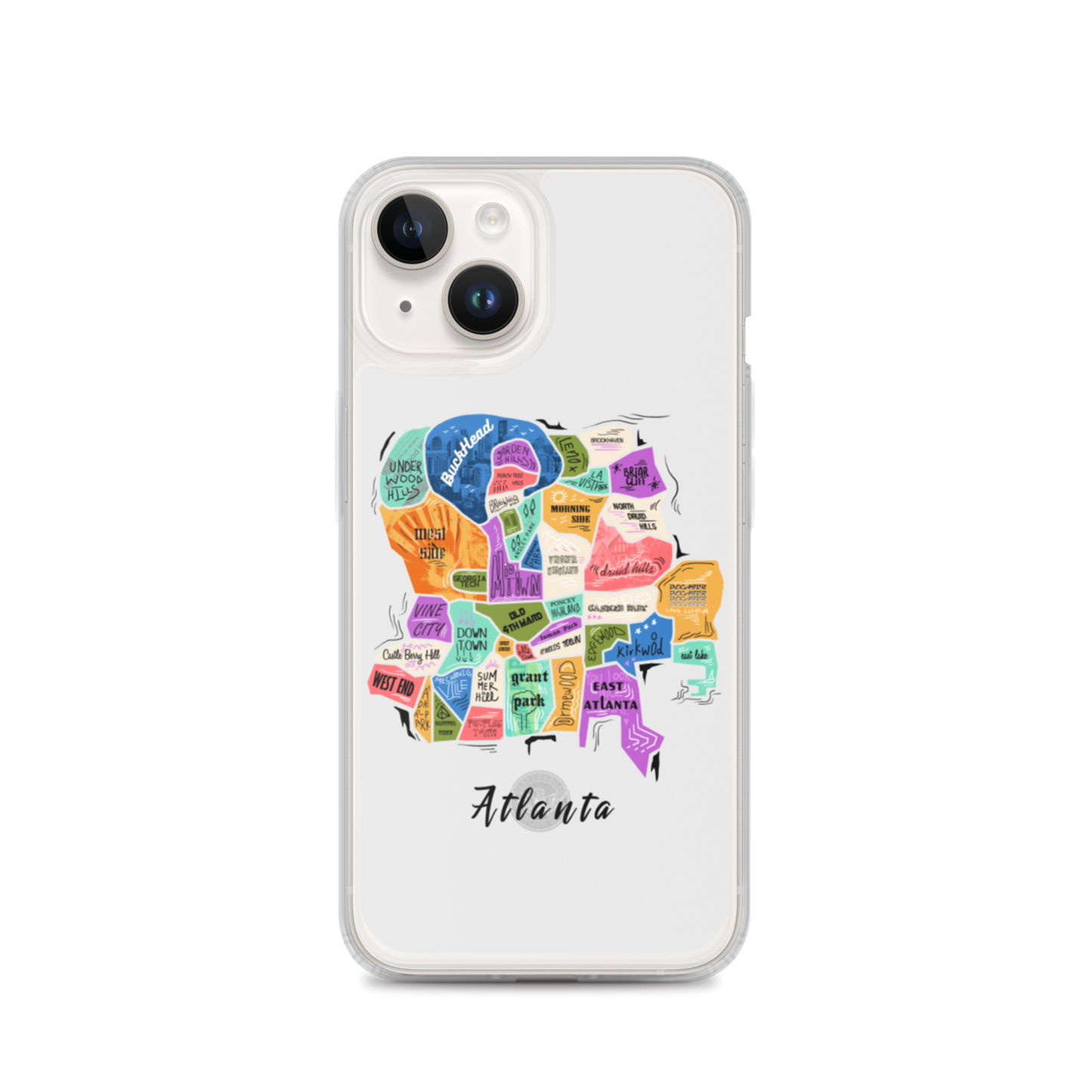 ATL map iPhone Case