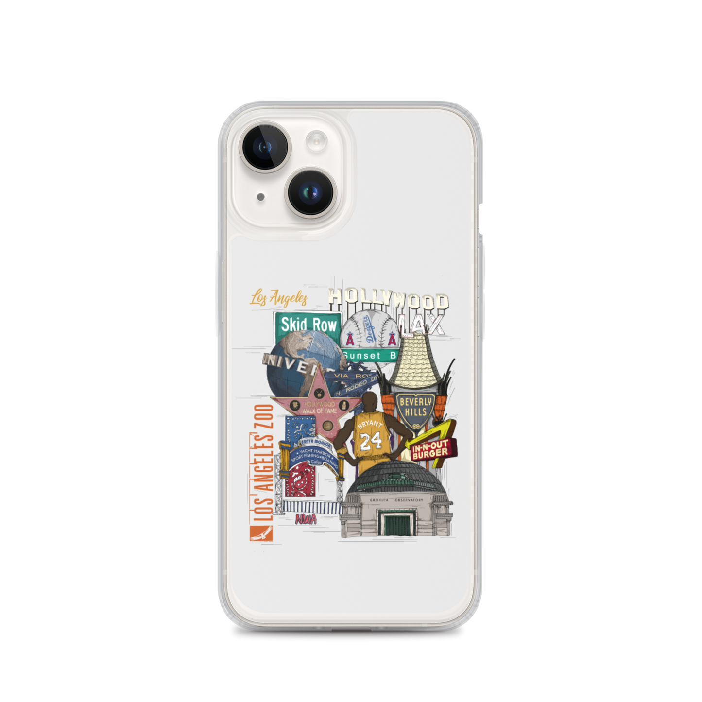 Los Angeles Graphic iPhone Case