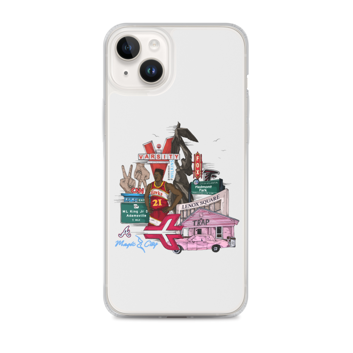 ATL graphic iPhone Case