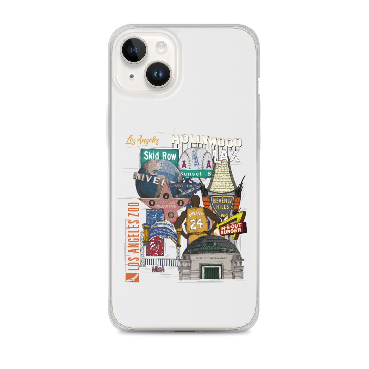 Los Angeles Graphic iPhone Case
