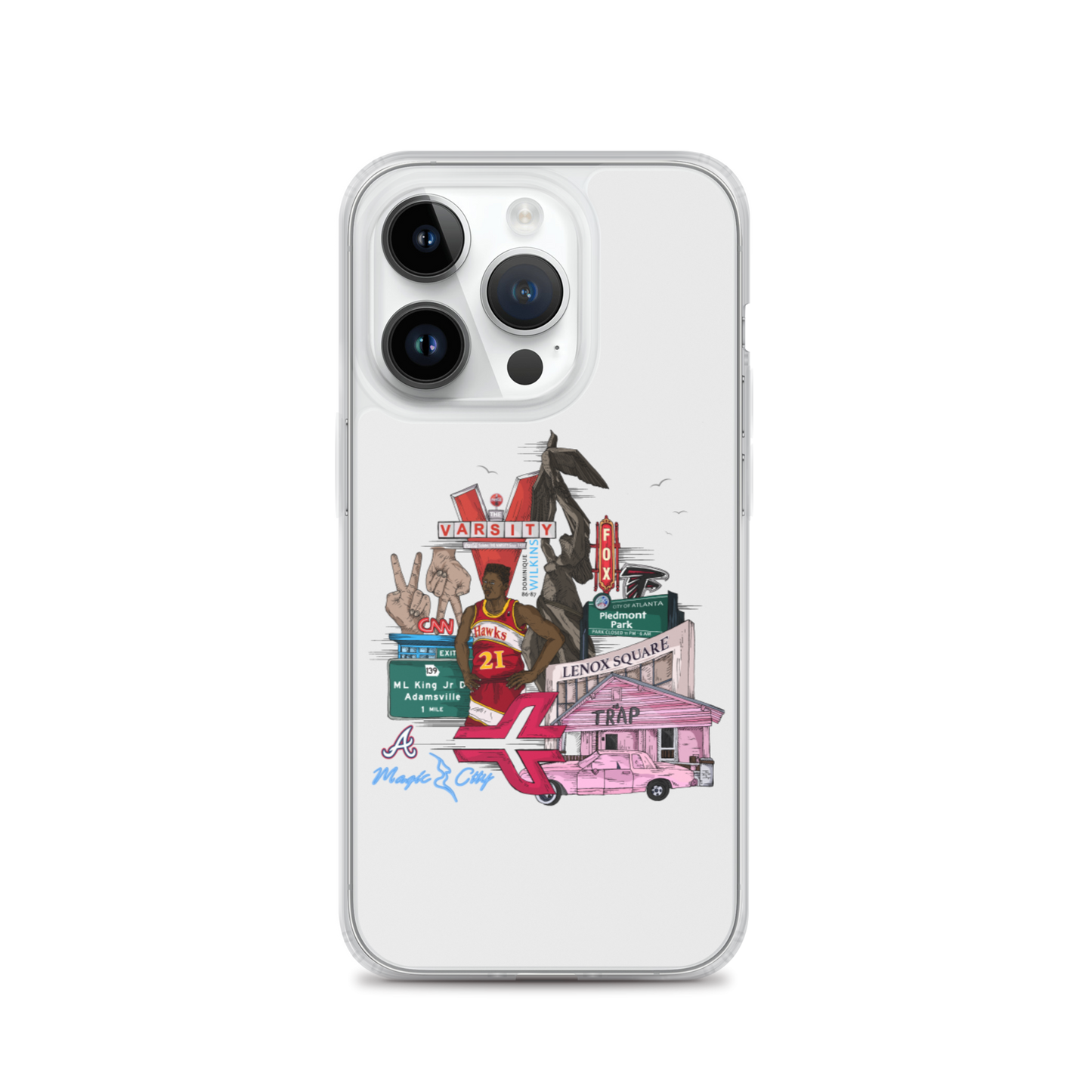 ATL graphic iPhone Case