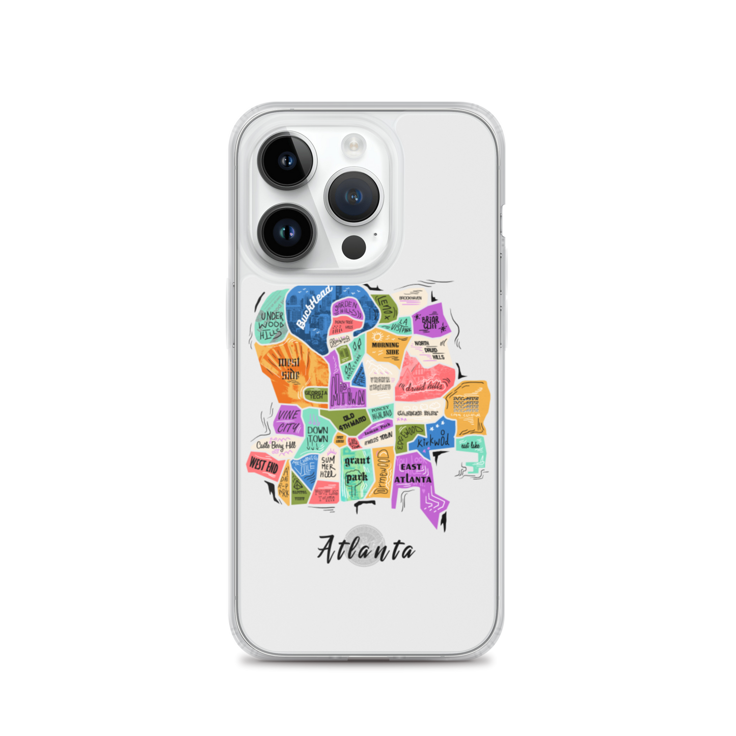 ATL map iPhone Case