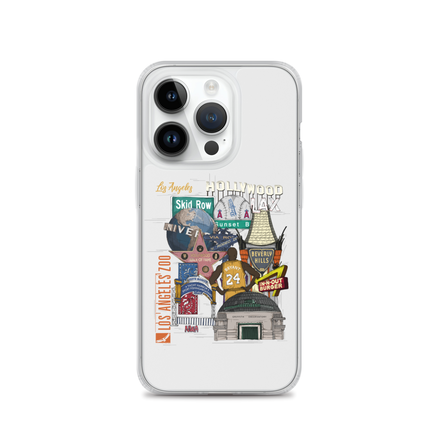 Los Angeles Graphic iPhone Case
