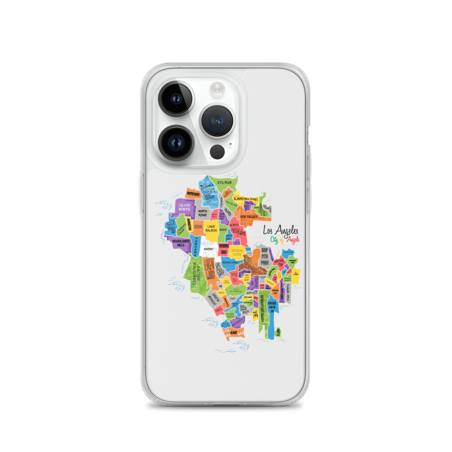 Los Angeles Map iPhone Case