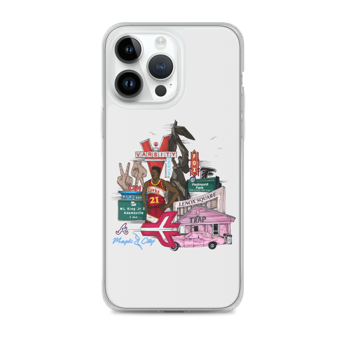 ATL graphic iPhone Case