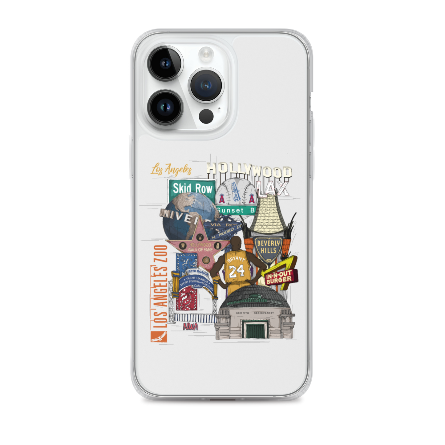 Los Angeles Graphic iPhone Case