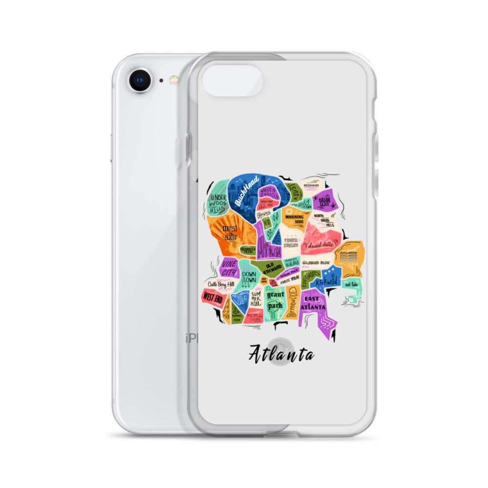 ATL map iPhone Case