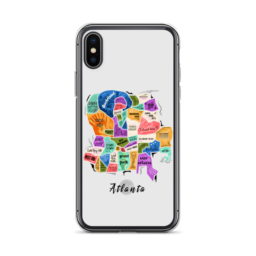ATL map iPhone Case