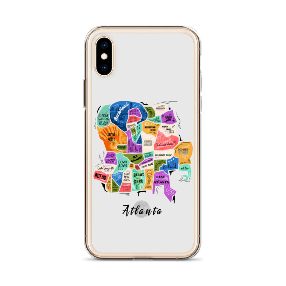 ATL map iPhone Case