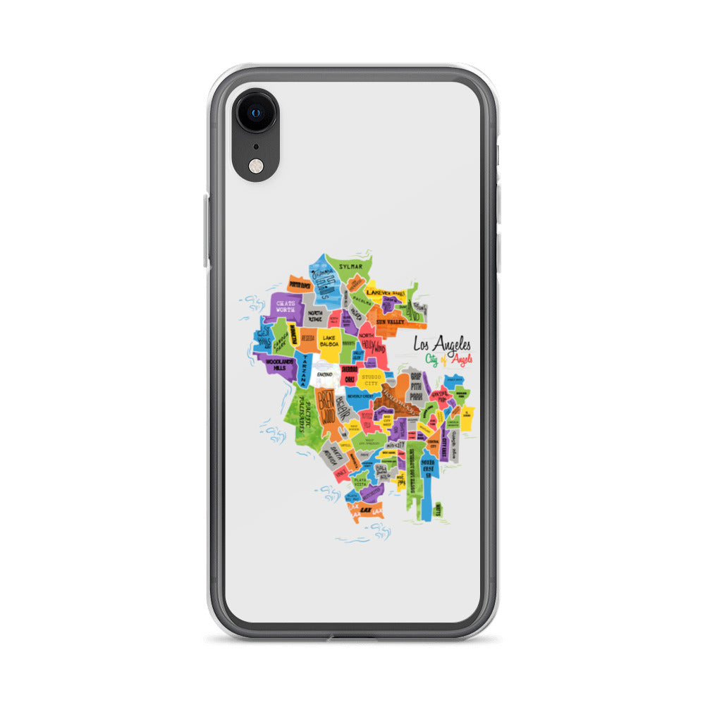 Los Angeles Map iPhone Case