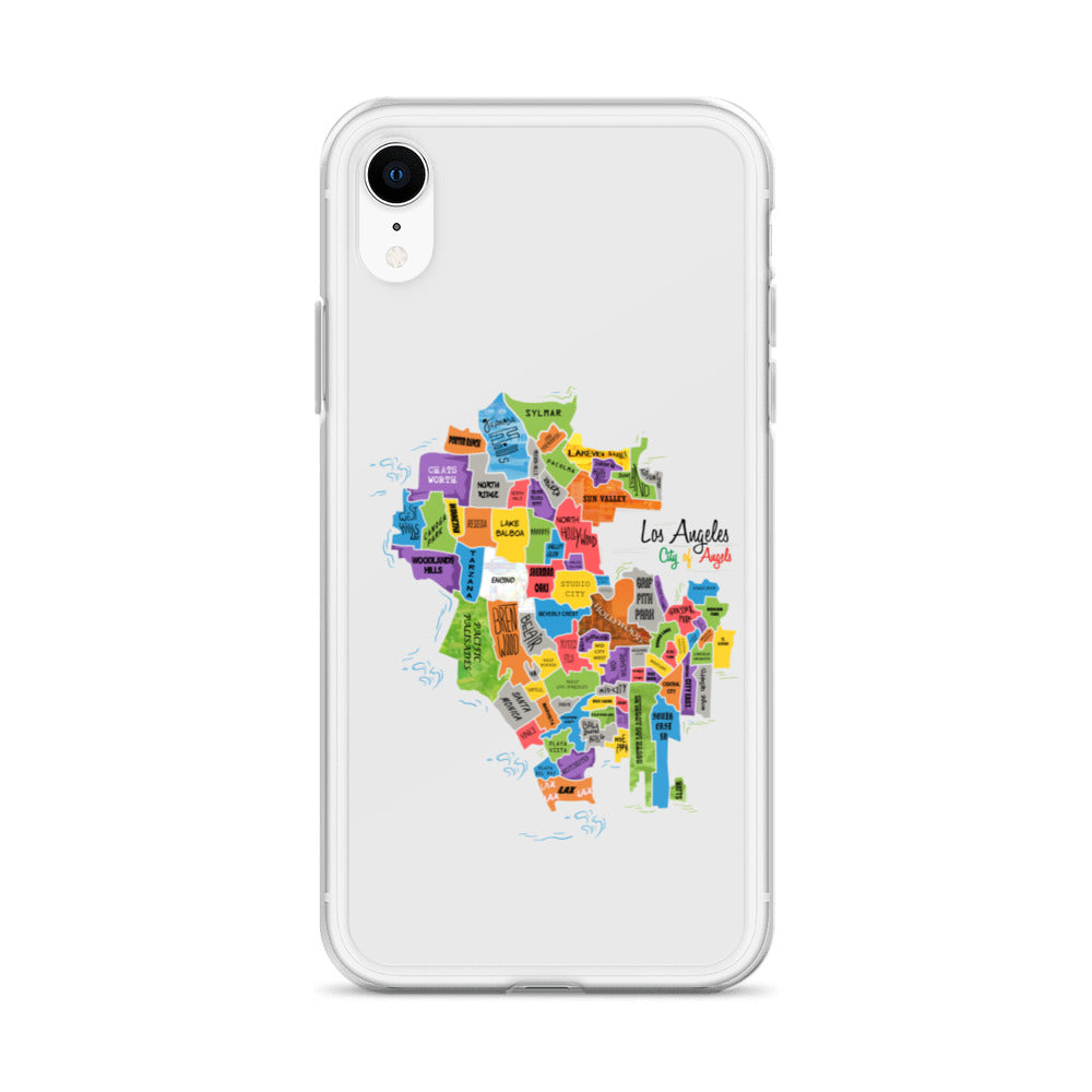 Los Angeles Map iPhone Case
