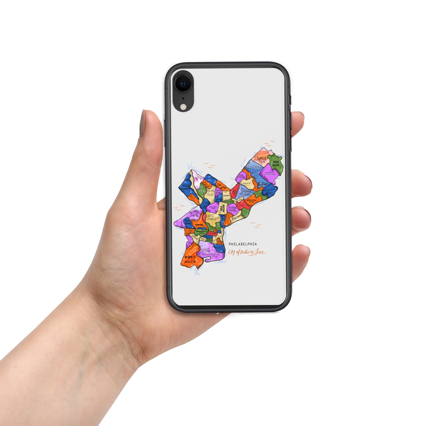 Philly Map iPhone Case