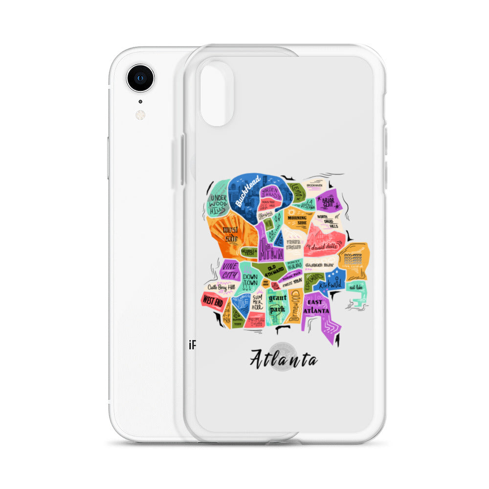 ATL map iPhone Case