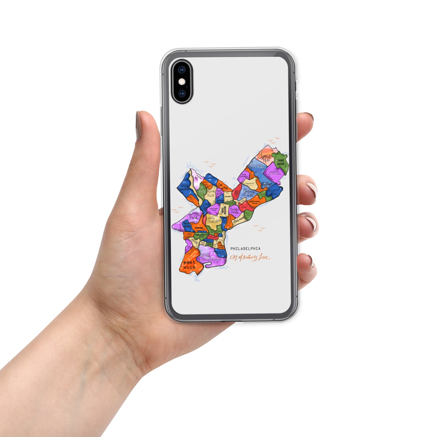 Philly Map iPhone Case