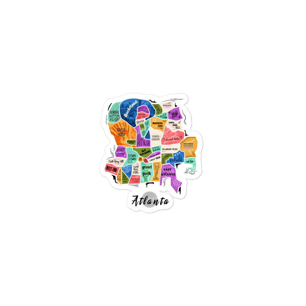 ATL map stickers