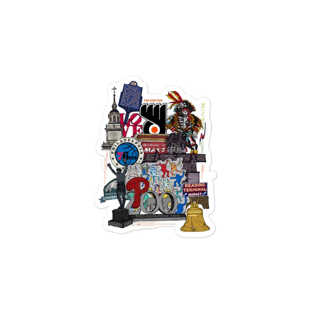 Philly Graphic Stickers
