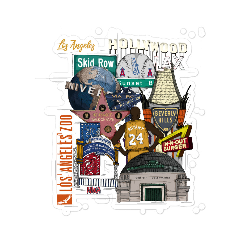Los Angeles Graphic Stickers