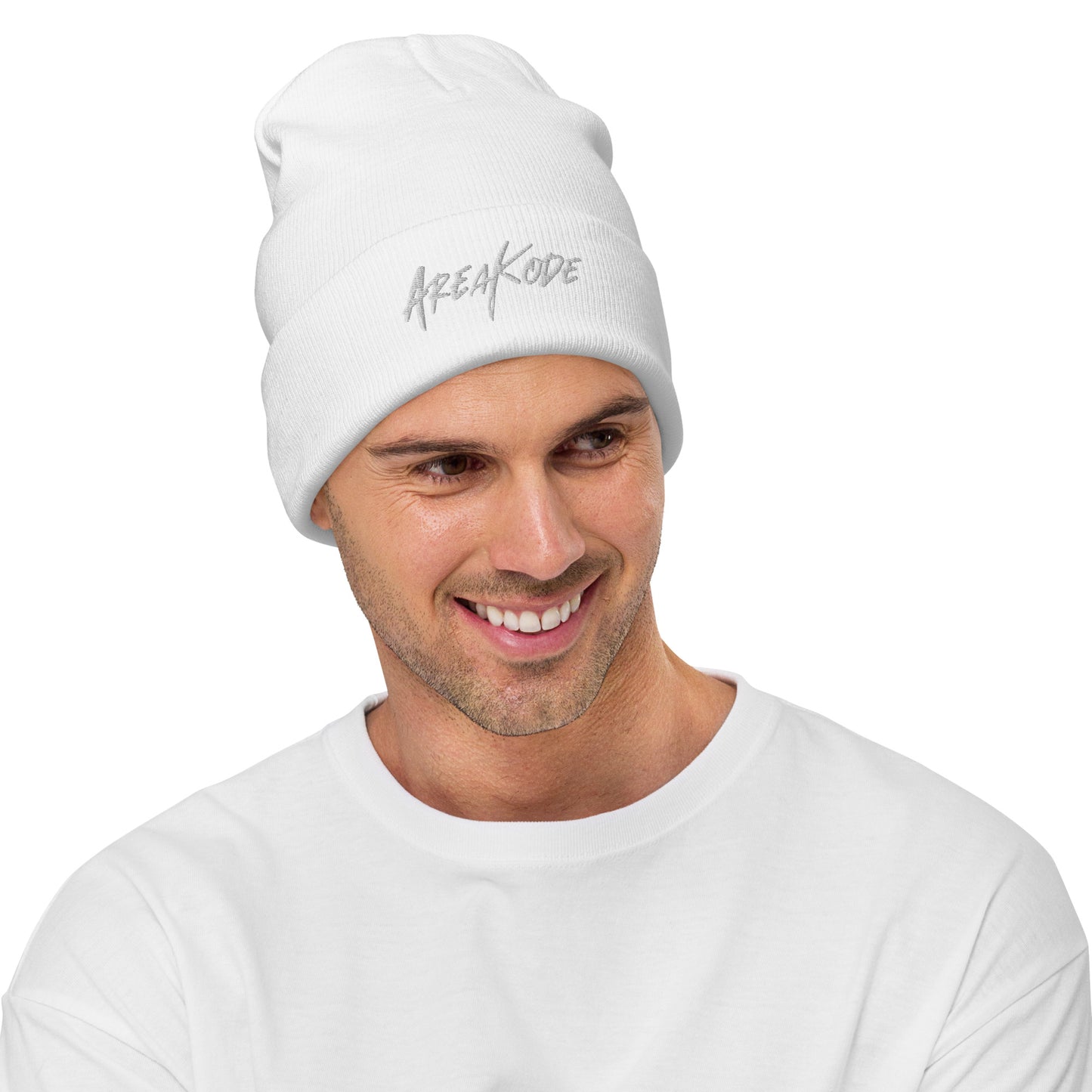 AreaKode Beanie (white)