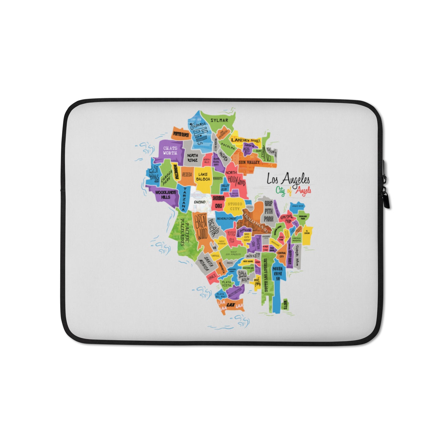 Los Angeles Map Laptop Sleeve