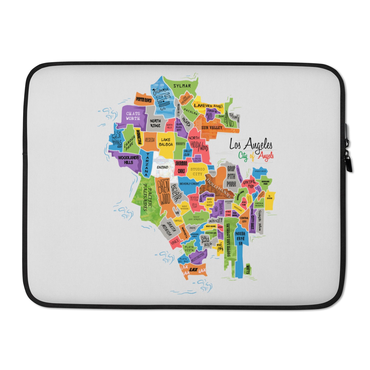 Los Angeles Map Laptop Sleeve
