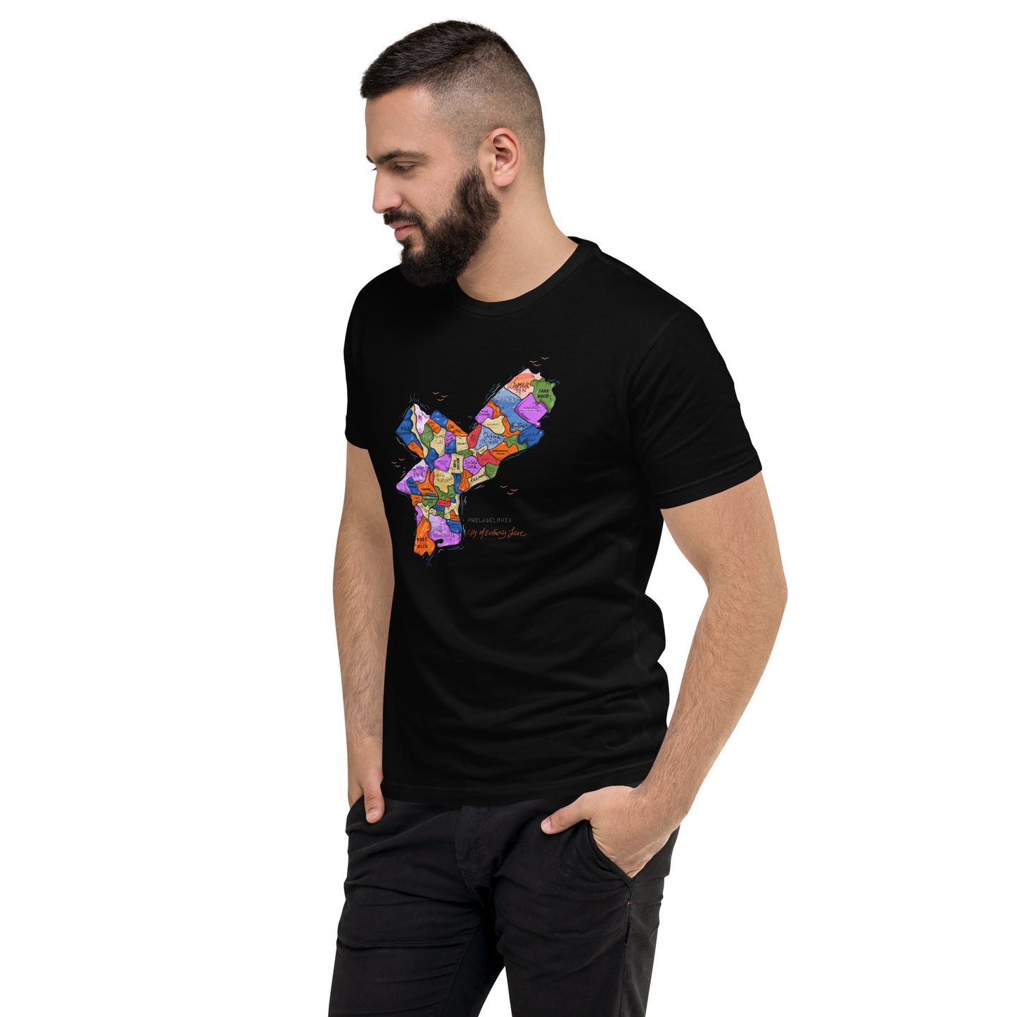 M| Philly Map t shirt