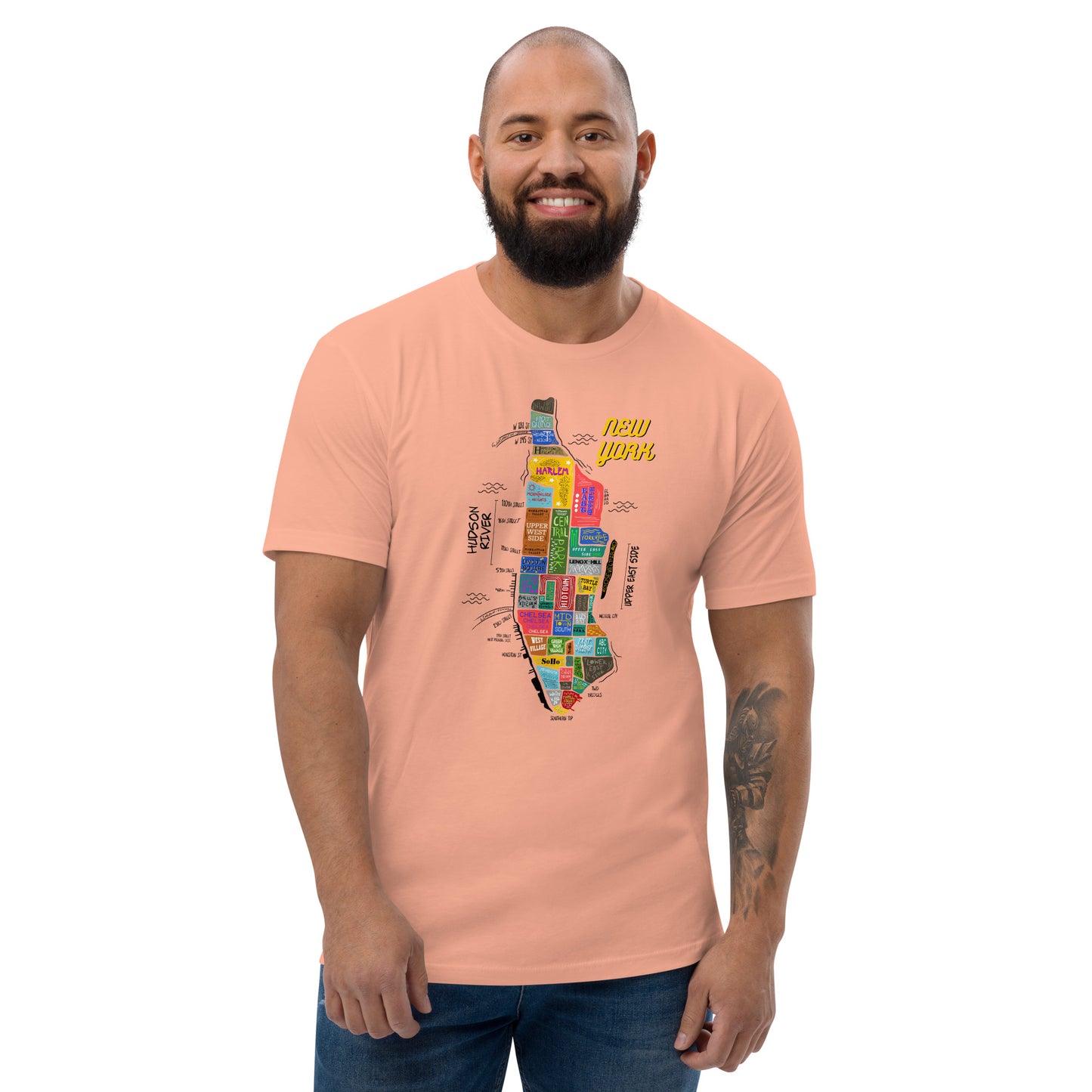 M| NYC map T-shirt
