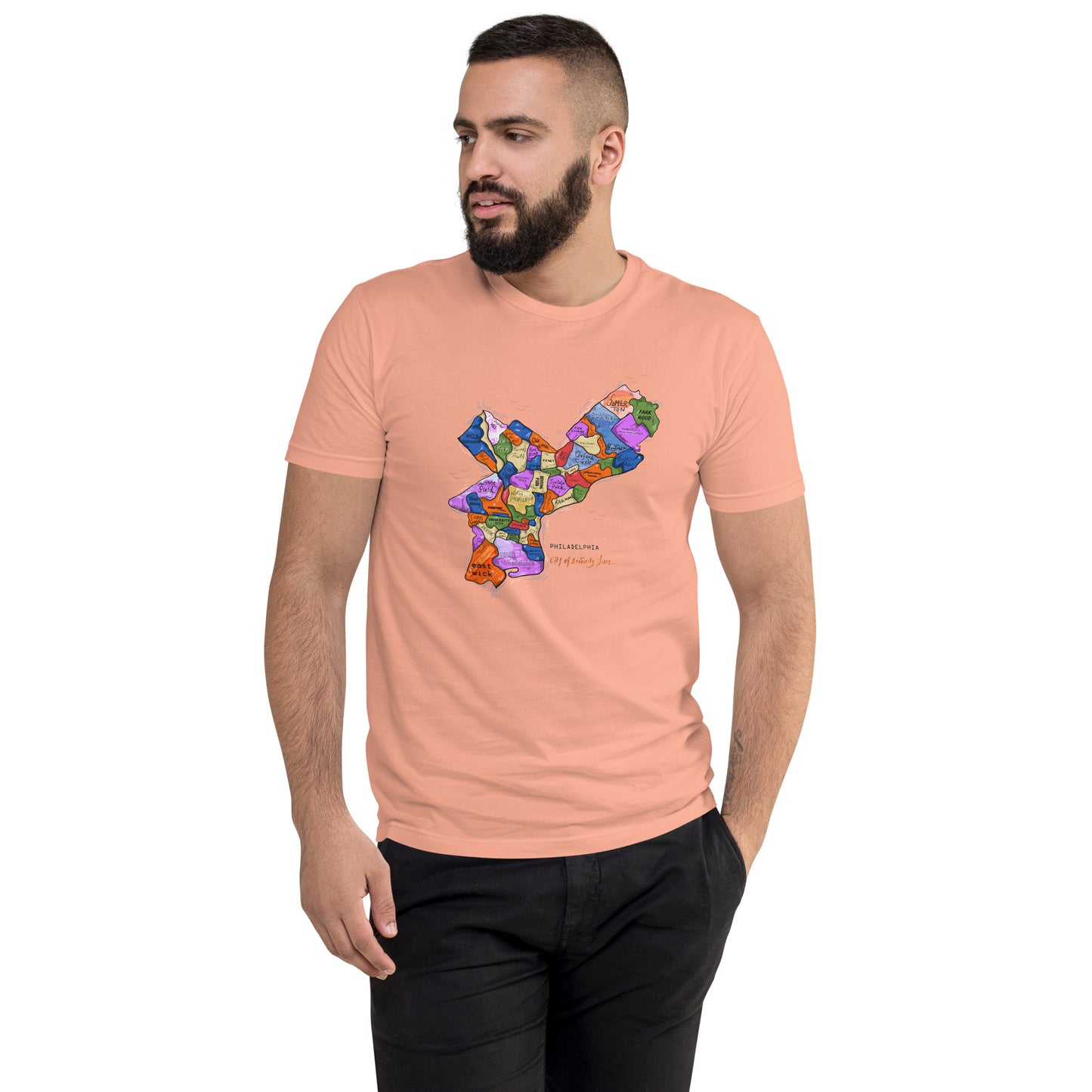 M| Philly Map t shirt