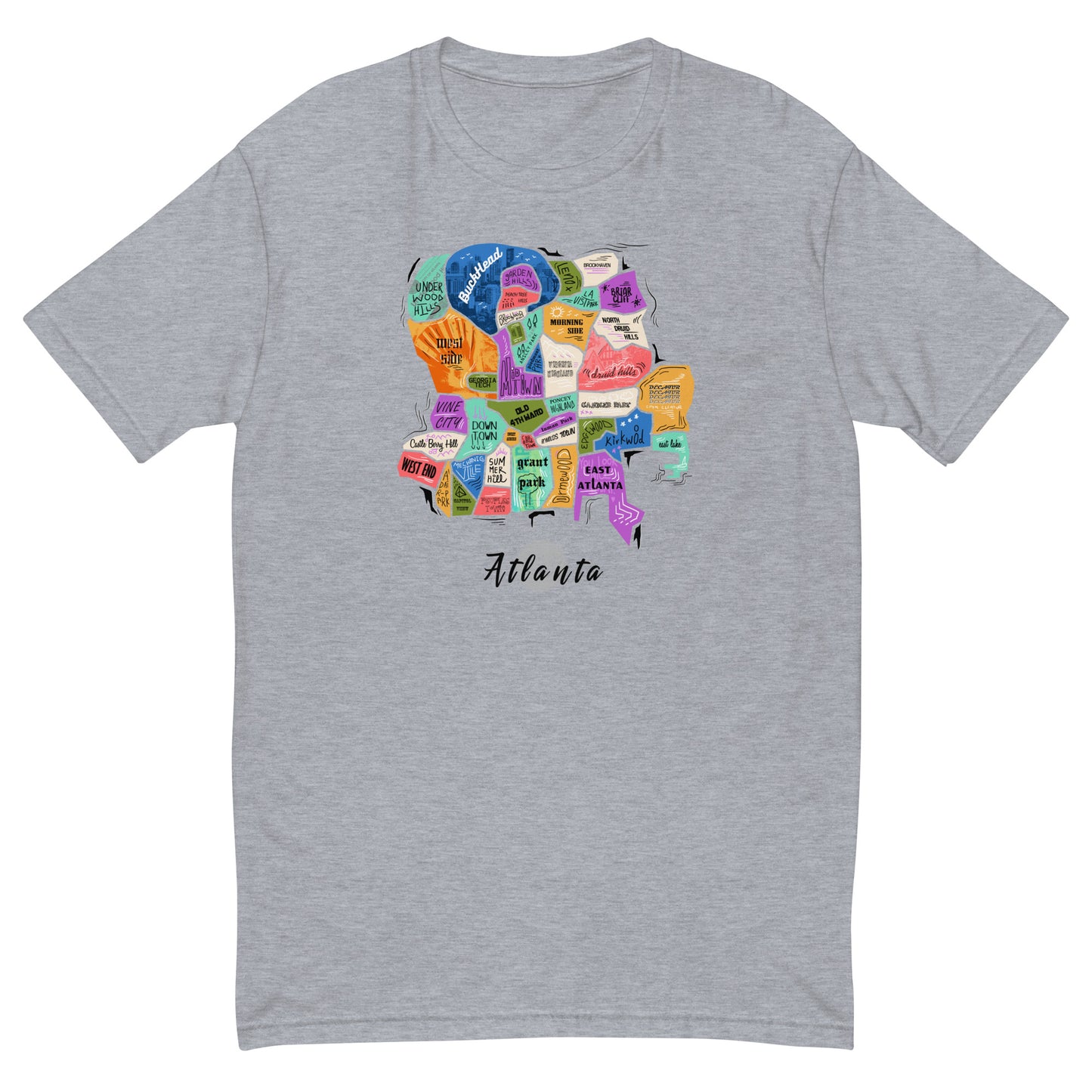M| ATL map T-shirt