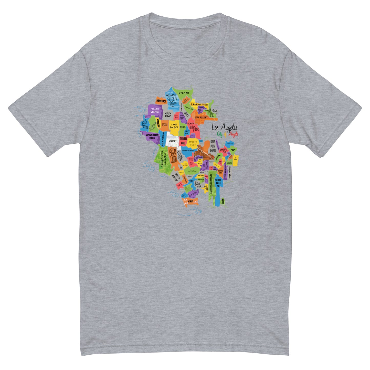 M| Los Angeles Map T Shirt