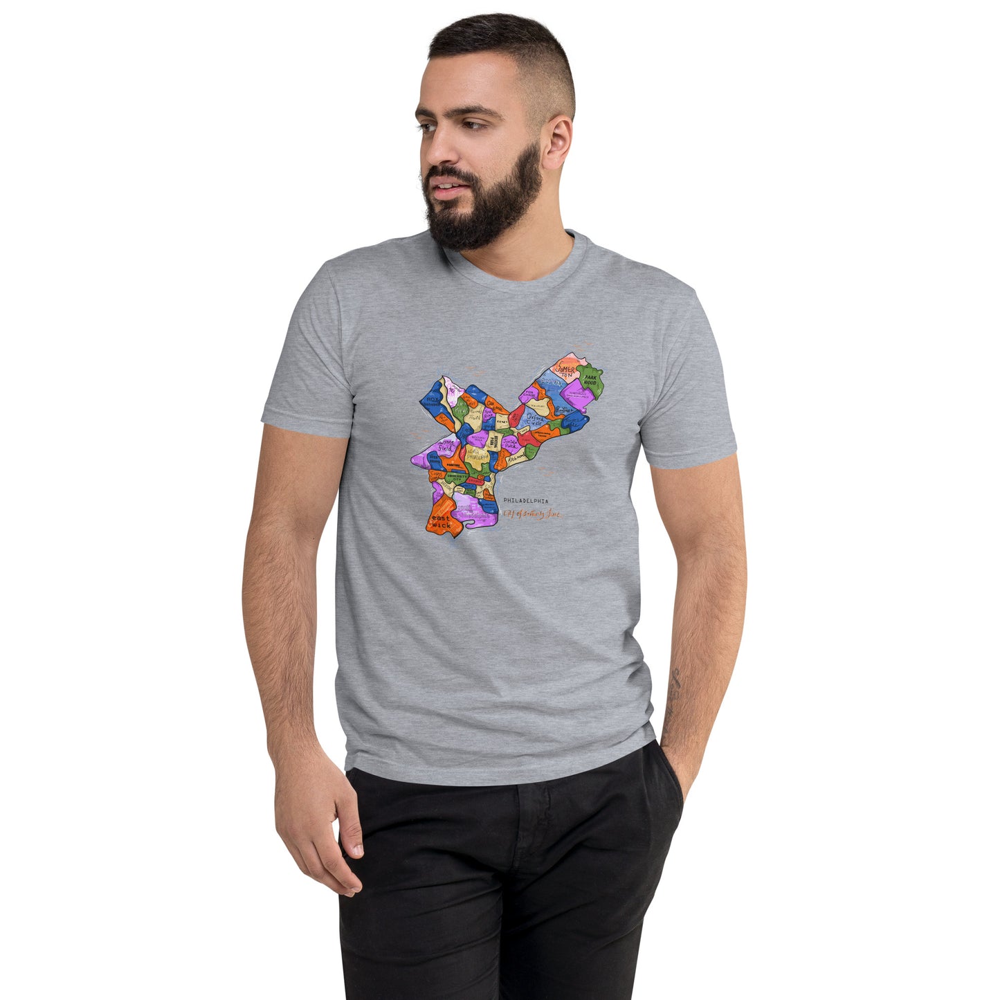 M| Philly Map t shirt