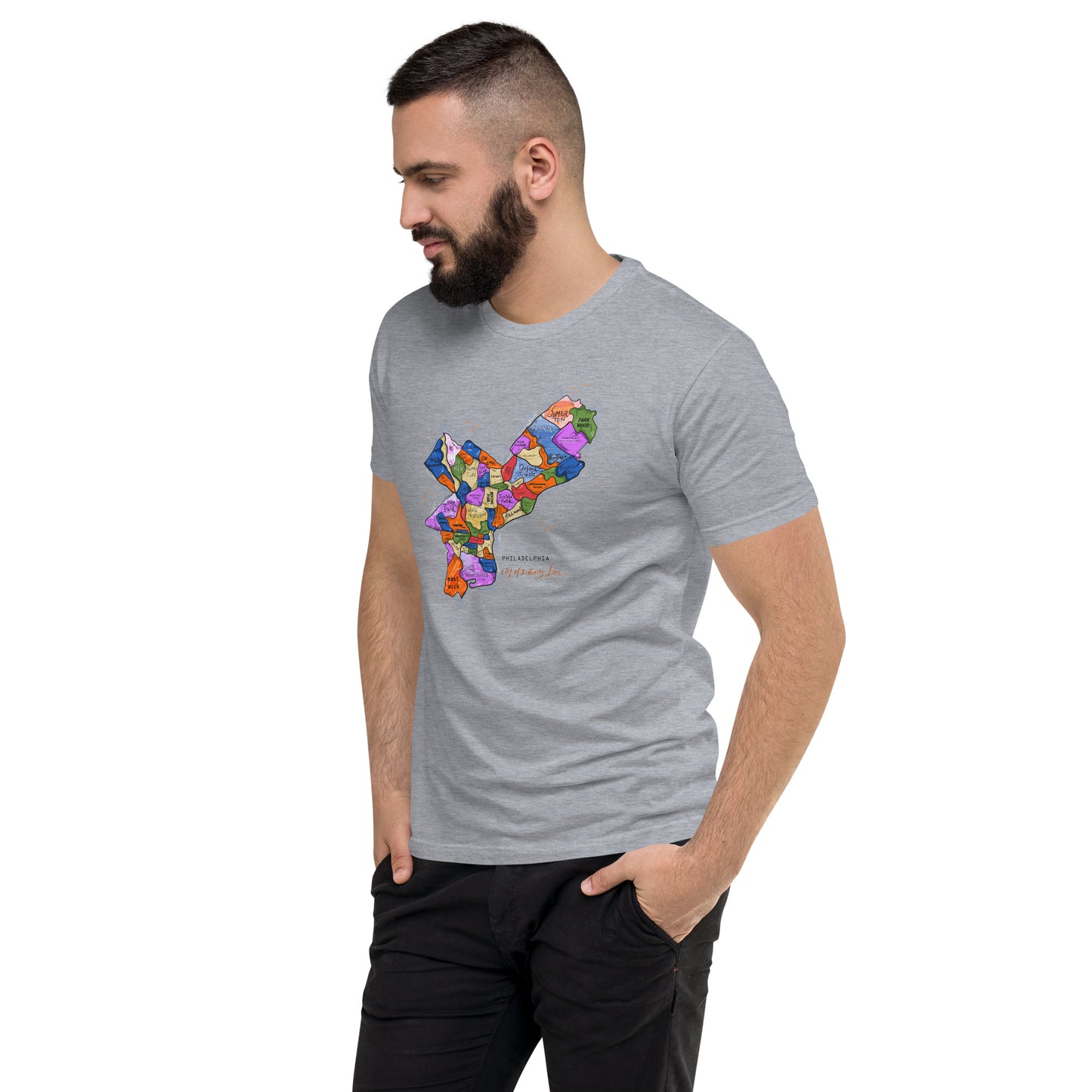 M| Philly Map t shirt