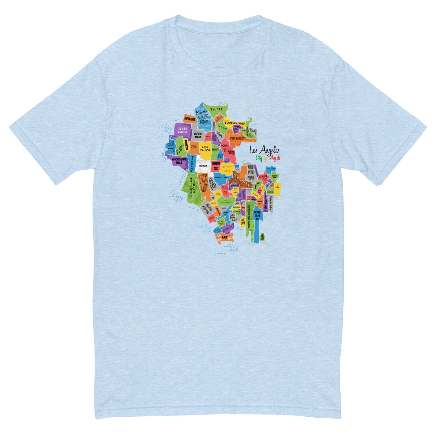 M| Los Angeles Map T Shirt