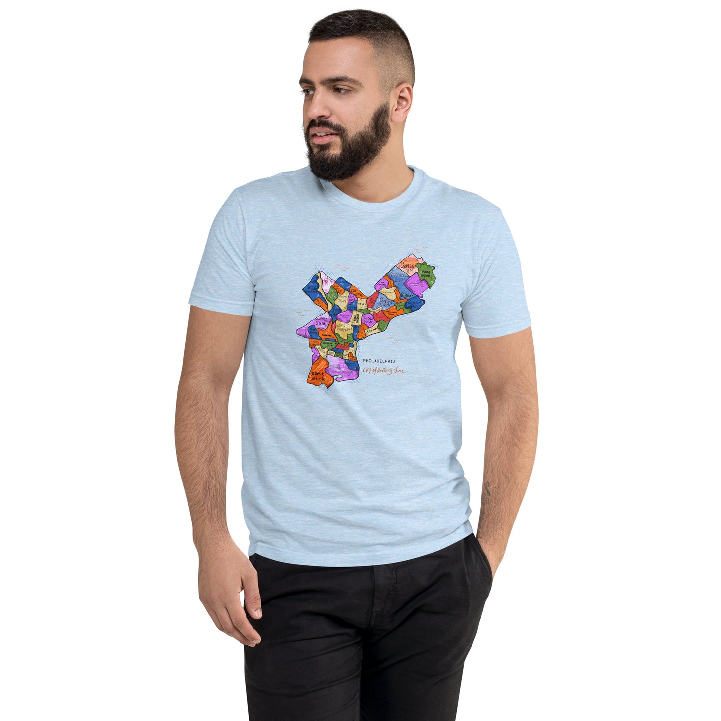 M| Philly Map t shirt