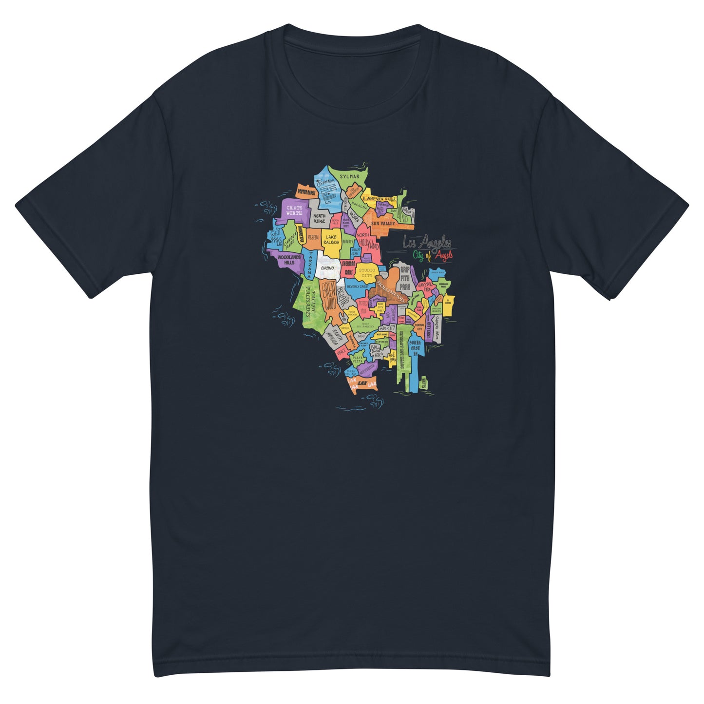 M| Los Angeles Map T Shirt