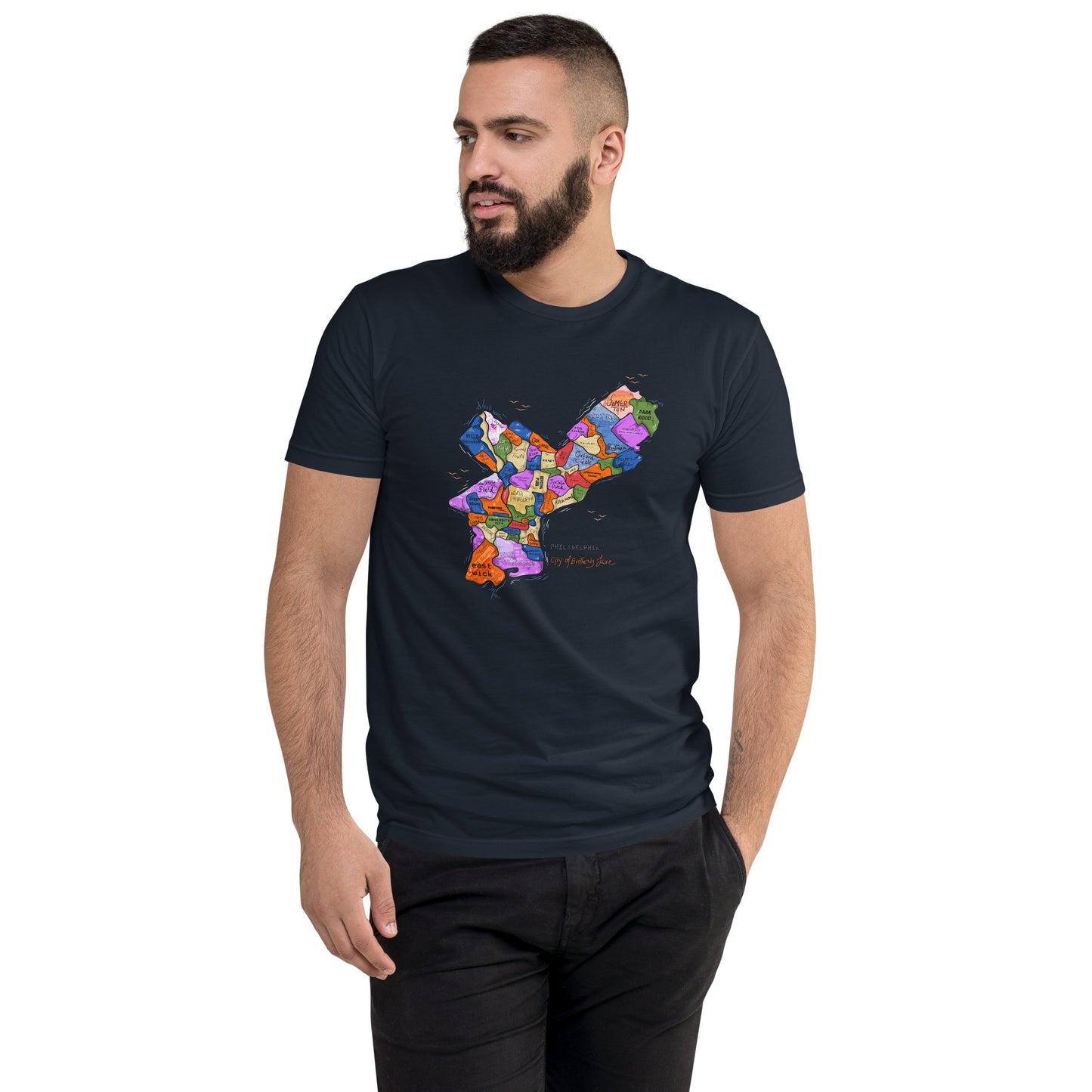 M| Philly Map t shirt