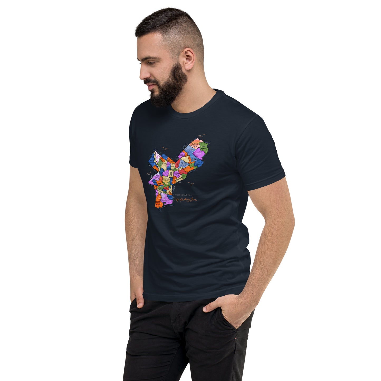 M| Philly Map t shirt