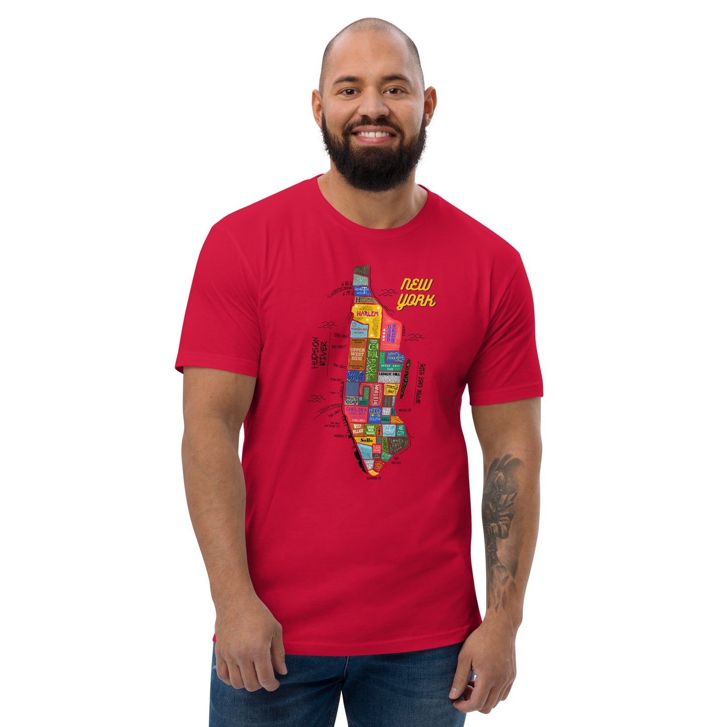 M| NYC map T-shirt
