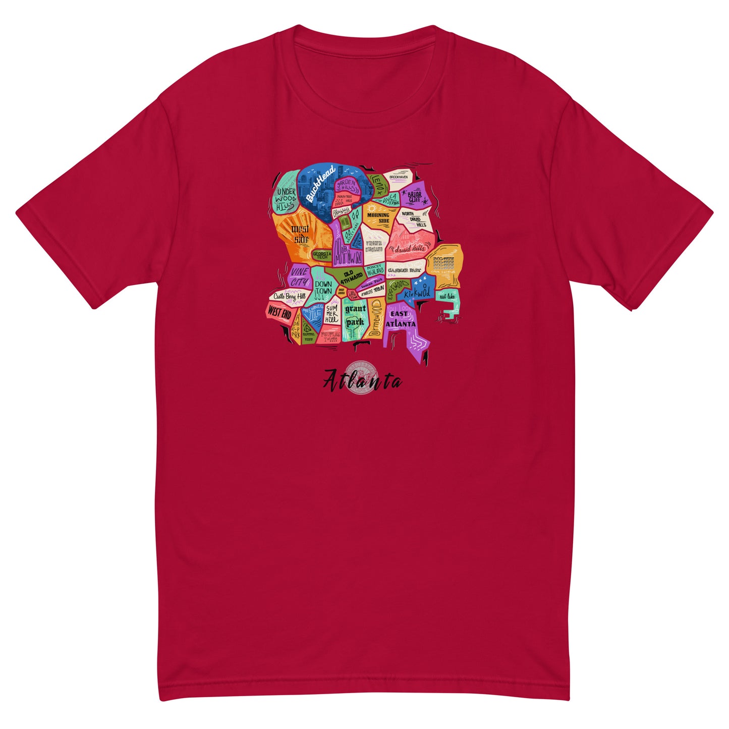 M| ATL map T-shirt