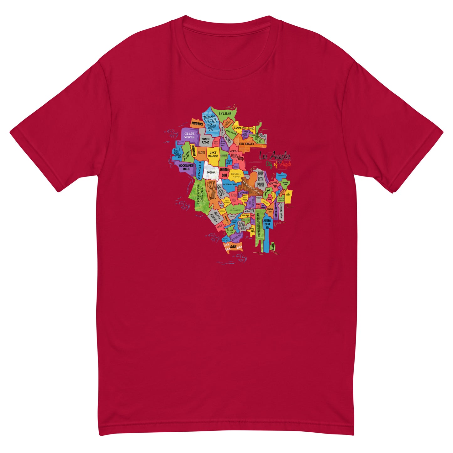M| Los Angeles Map T Shirt