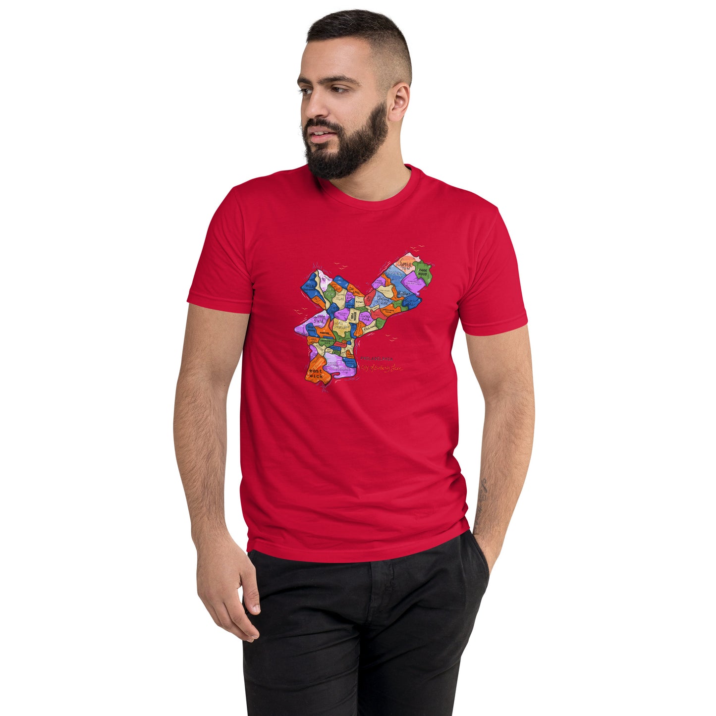 M| Philly Map t shirt