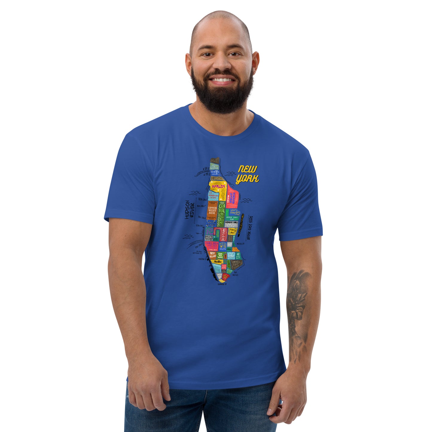 M| NYC map T-shirt