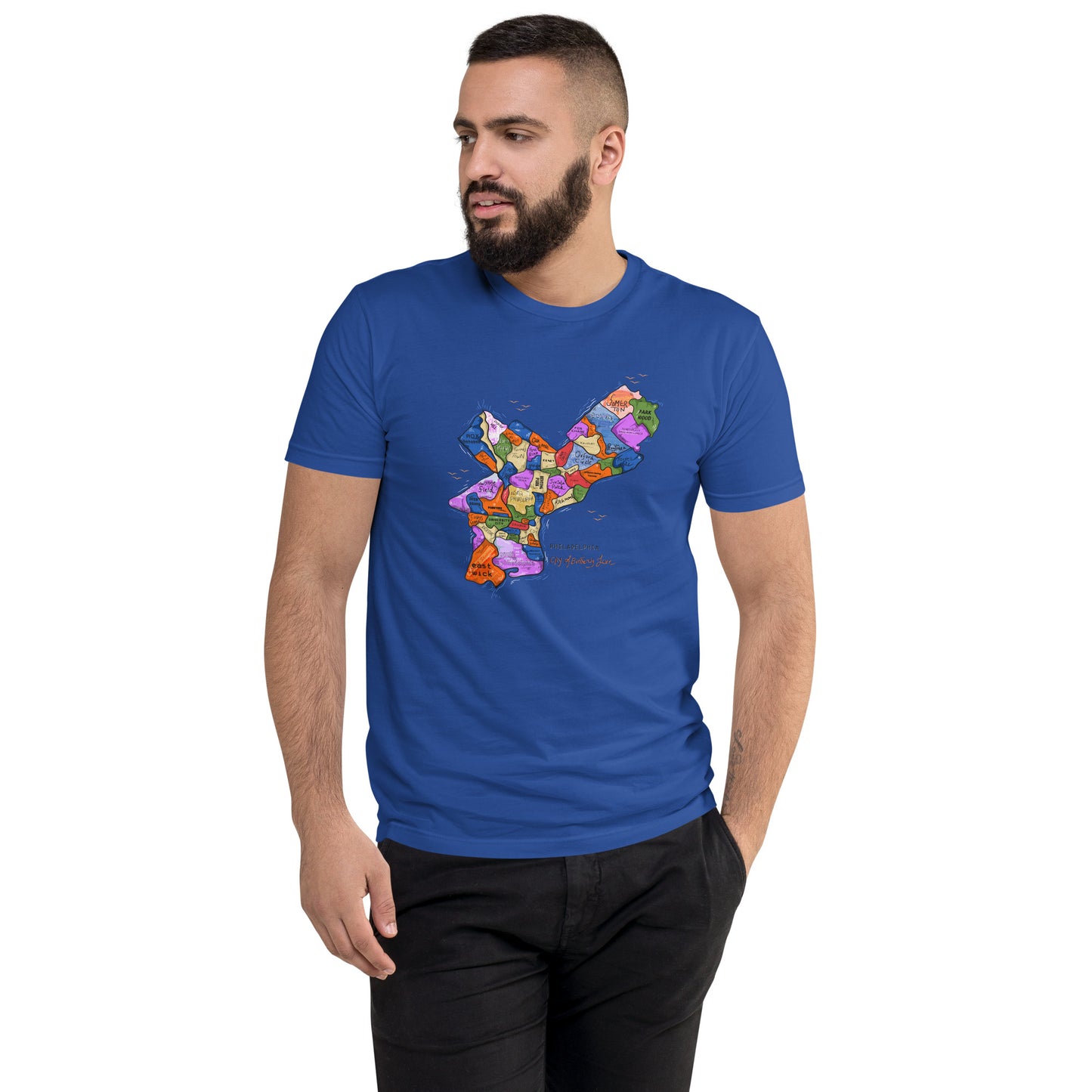 M| Philly Map t shirt