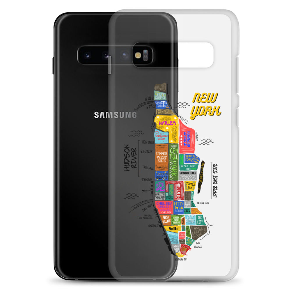 NYC map Samsung Case