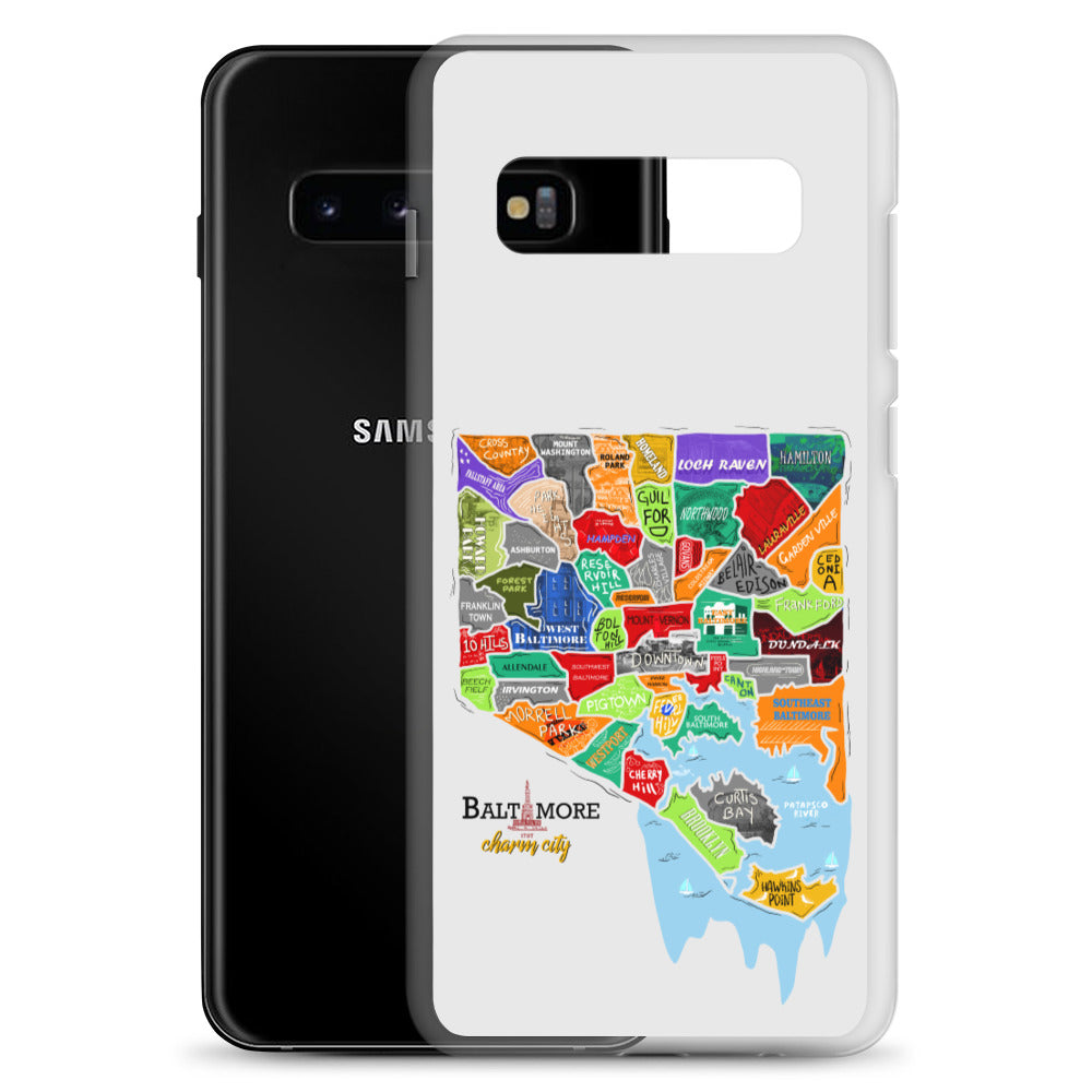 Baltimore map Samsung Case