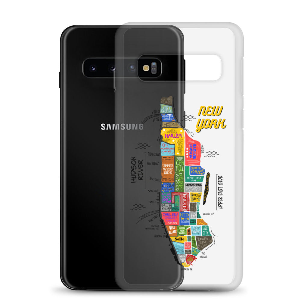 NYC map Samsung Case