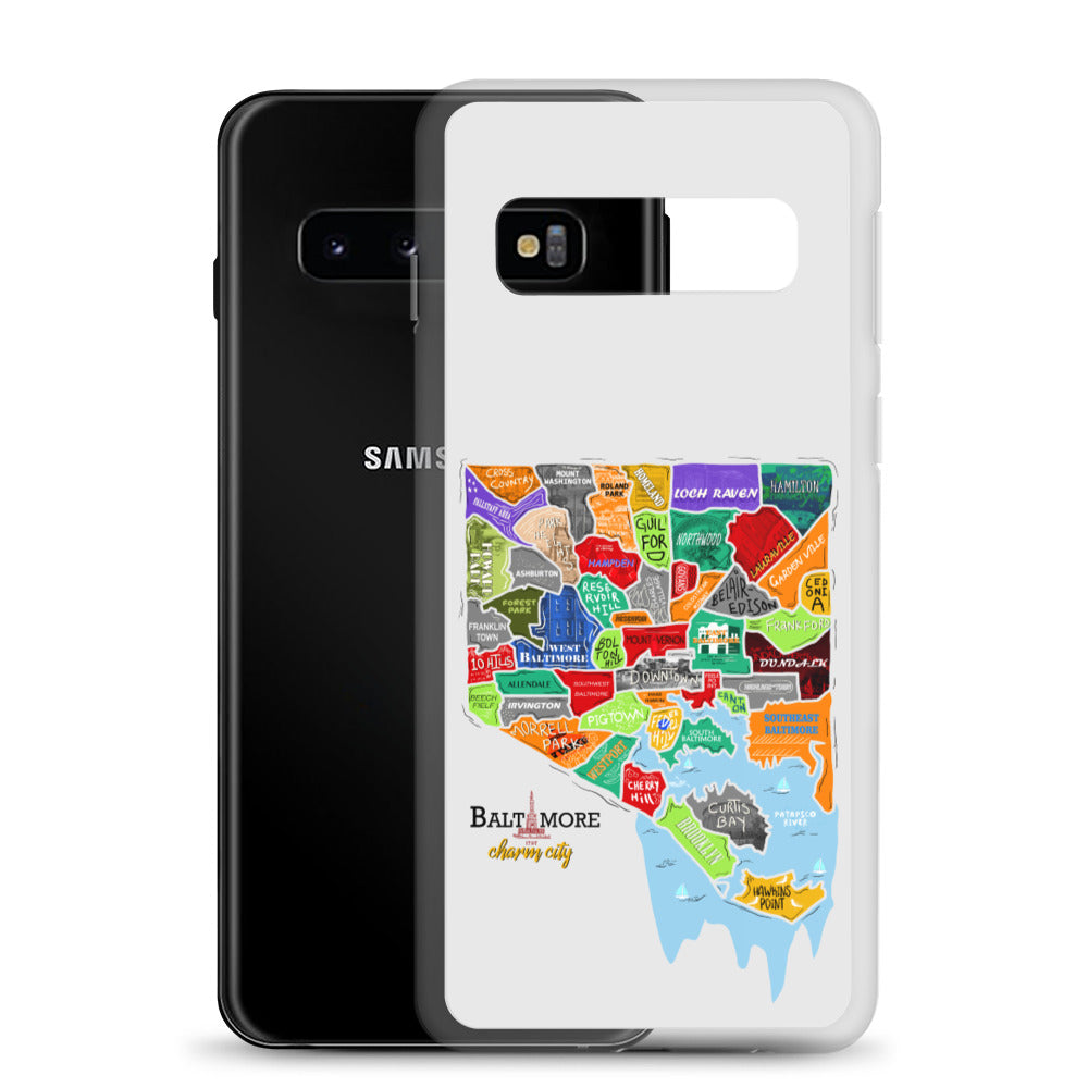 Baltimore map Samsung Case