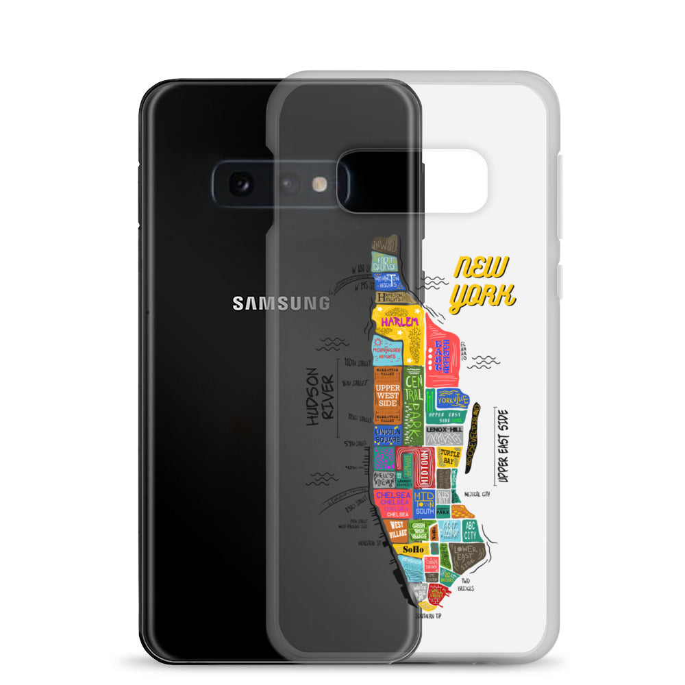 NYC map Samsung Case