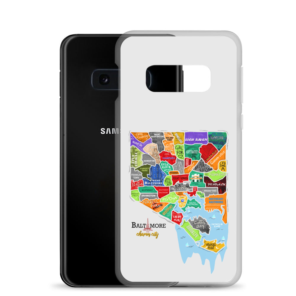 Baltimore map Samsung Case