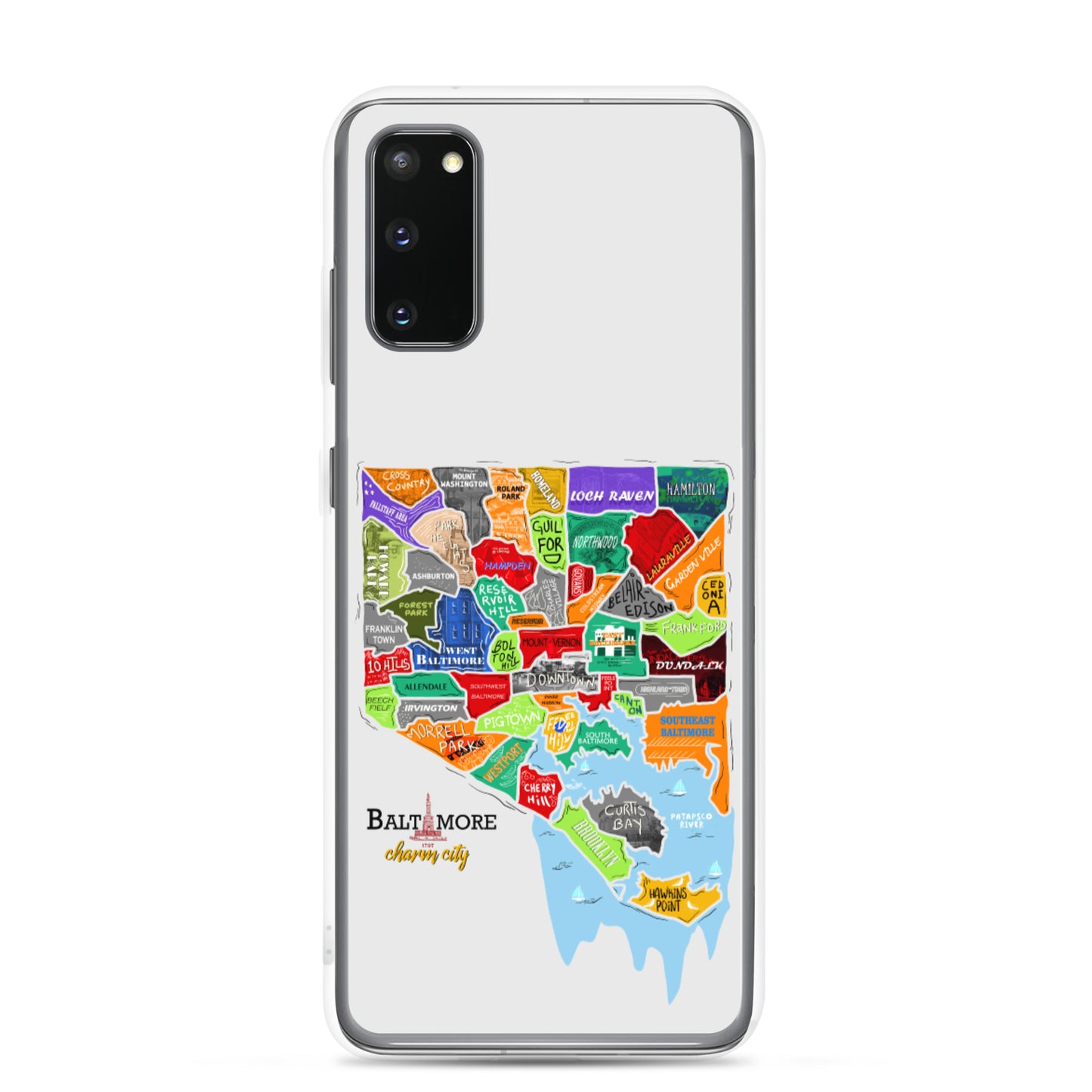 Baltimore map Samsung Case